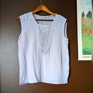100% Silk Mauve Blouse